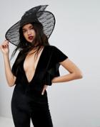 Leg Avenue Halloween Lace Witch Hat - Black