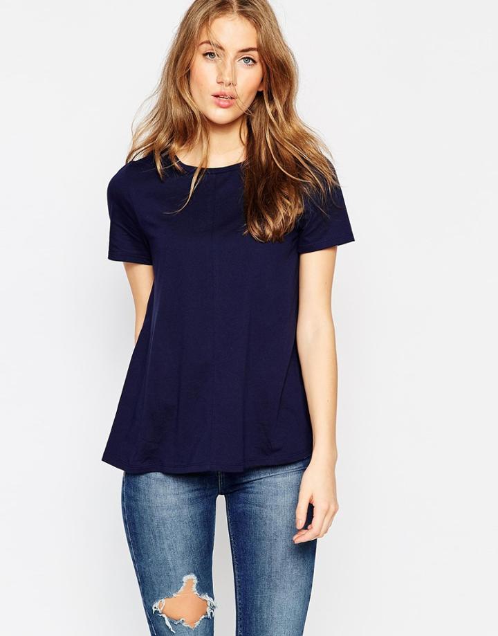 Asos Swing T-shirt - Navy