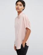 Asos Soft Cocoon Shirt - Beige