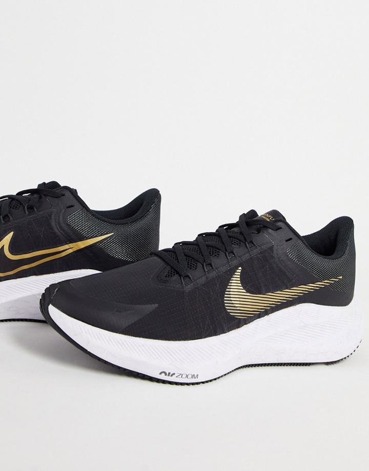 Nike Running Zoom Winflo 8 Sneakers In Black