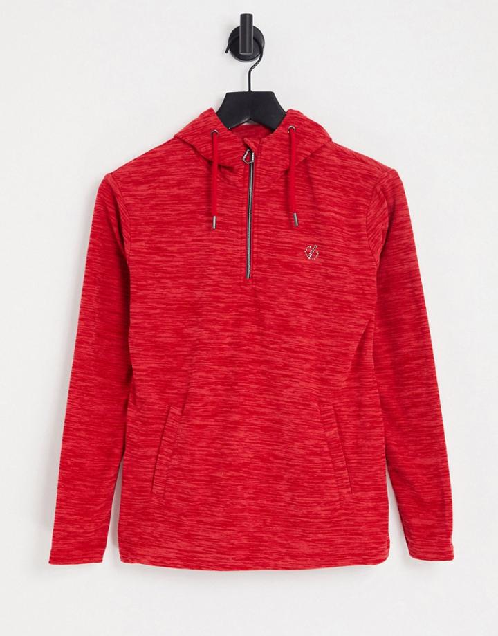 Dare 2b Obsessed Half Zip Hoodie In Red
