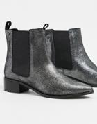 Superdry Quinn High Chelsea Boots In Black Leather