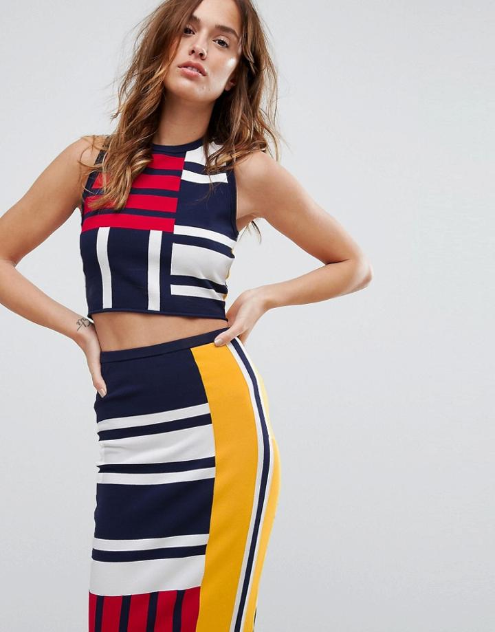 Tommy Hilfiger Gigi Hadid Patchwork Top - Multi