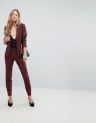 Y.a.s Suit Pants Co-ord - Red