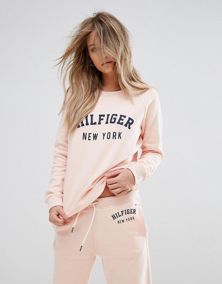 Tommy Hilfiger Track Sweatshirt - Pink