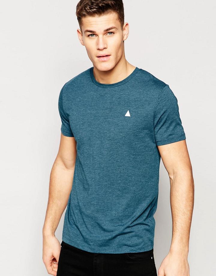 Asos Logo T-shirt With Crew Neck - Legion Blue Marl