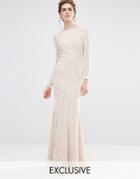 Jarlo Bridal Long Sleeve Fishtail Maxi Dress