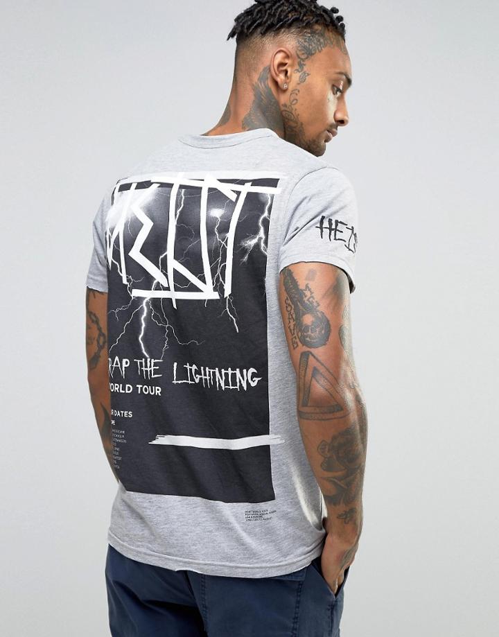 Heist Trap Tour Band T-shirt - Gray