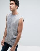 D-struct Acid Wash Raw Arm Tank - Blue