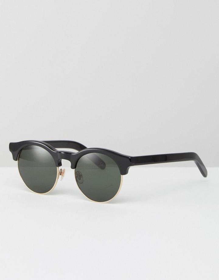 Han Kjobenhavn Sunglasses Round Smith - Black