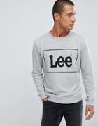 Lee Jeans Box Logo Sweater - Gray