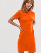 Jdy Polo Jersey Dress-orange