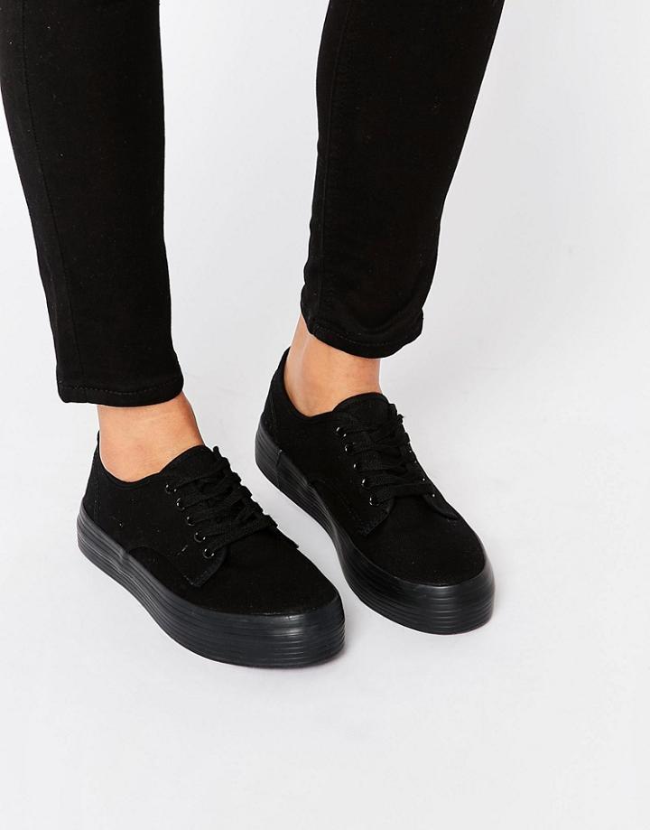 Blink Flatform Sneaker Trainers - Black