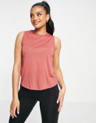 Nike Training Crochet Tank In Pink