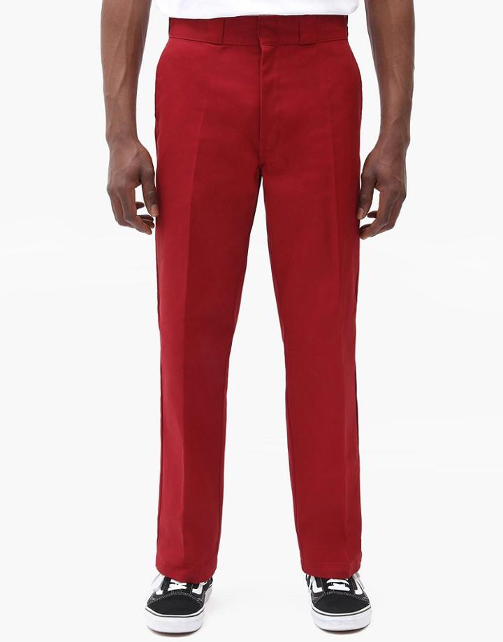 Dickies 874 Original Fit Work Pants In Red