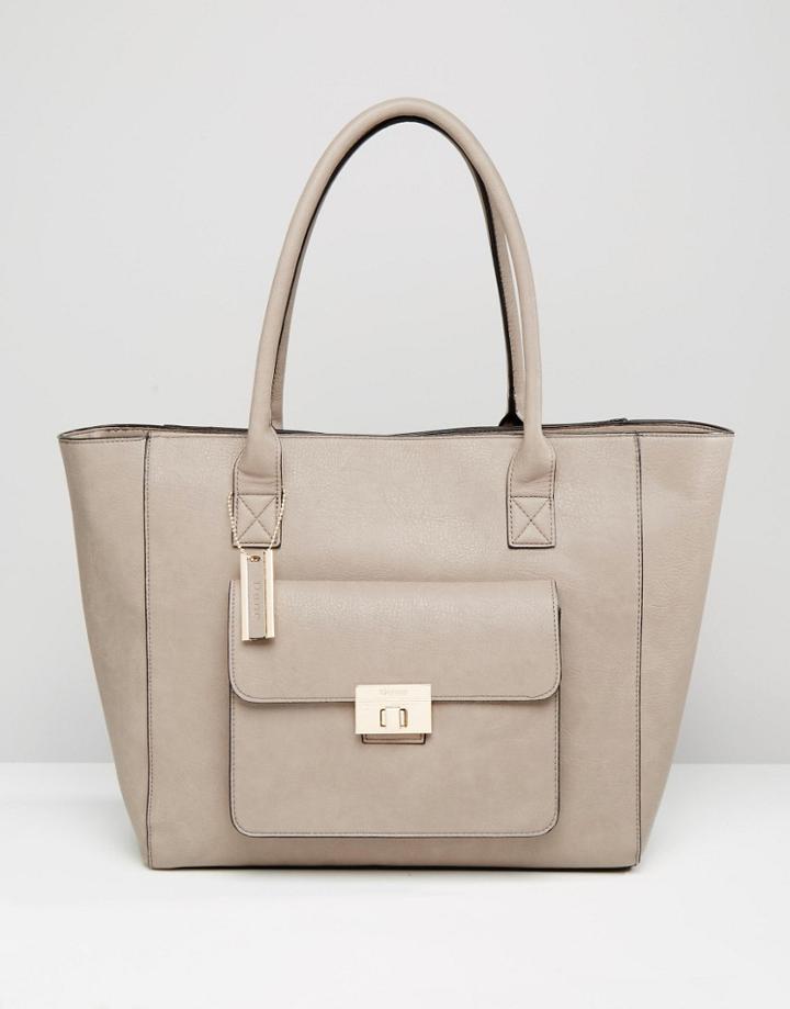 Dune Ombre Shopper Tote Bag - Gray