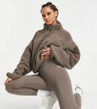 Reebok Leggings In Taupe Brown Exclusive To Asos