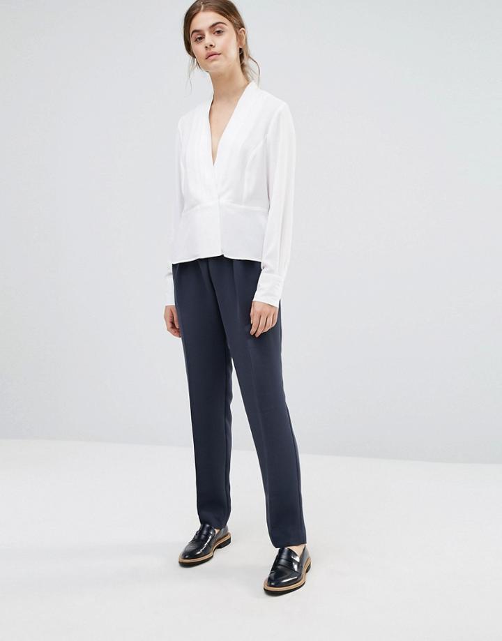Just Female Gibbs Wide Leg Pants - Blue