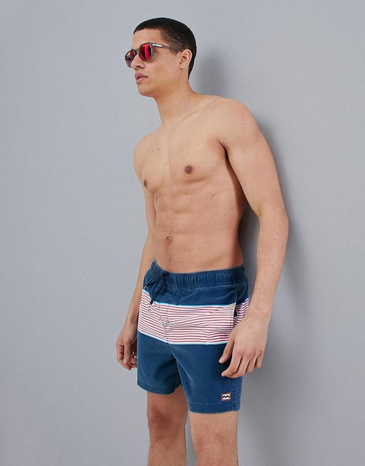 Billabong Tribong Swim Shorts 16 Inch In Navy - Navy