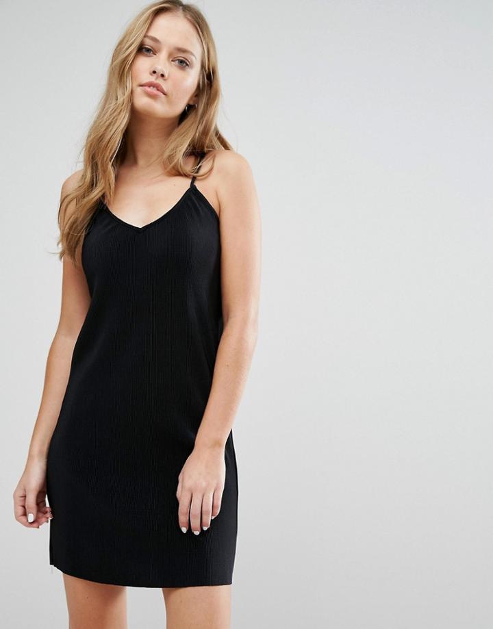 Jdy Pleat Cami Dress - Black