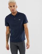 Lacoste Stripe Logo Polo Shirt-black