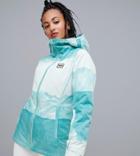 Billabong Sula Printed Ski Jacket In Blue - Blue