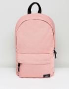 Asos Backpack In Pink Canvas - Pink