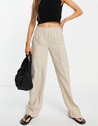 Mango Relaxed Tailored Trouser In Dusty Gray-grey