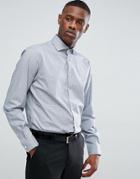 Esprit Smart Shirt In Grid Check - Gray