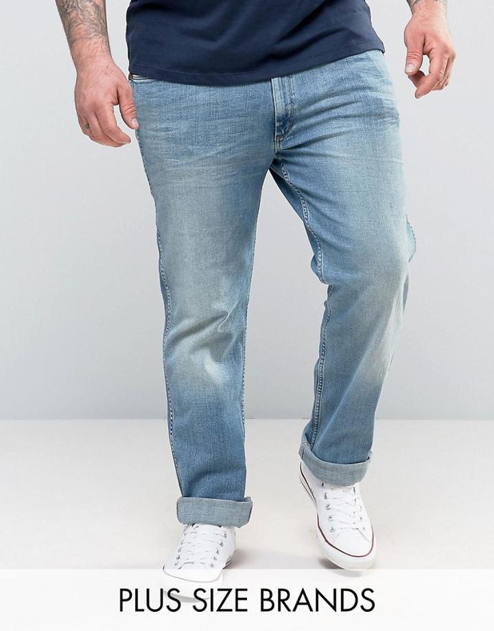 Wrangler Plus Greensboro Regular Fit Straight Leg Jean - Blue