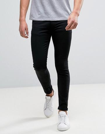 Kiomi Skinny Fit Jeans - Black