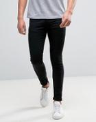 Kiomi Skinny Fit Jeans - Black