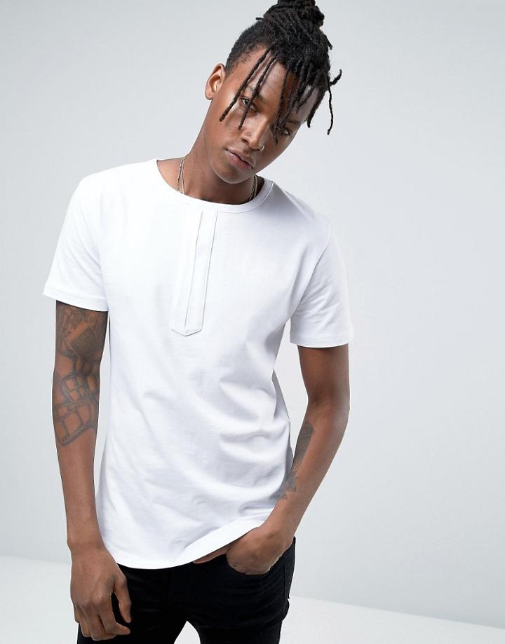 Avior T-shirt With Chest Detail - White