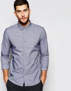New Look Smart Shirt In Gray In Regular Fit - Gray
