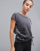 Only Play Yoga Loose T-shirt-black