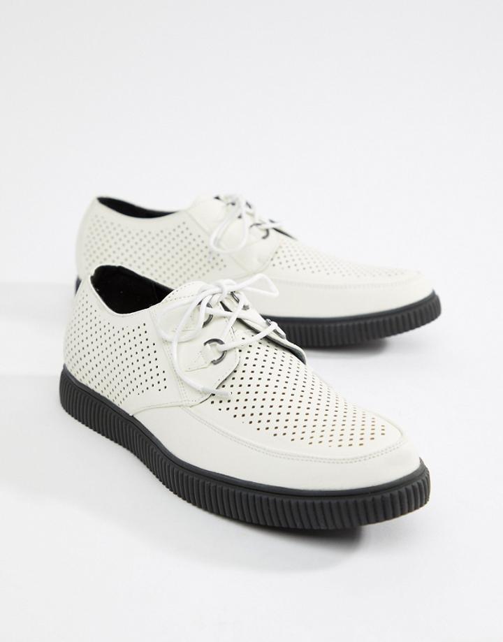 Boohooman Creepers In White - White