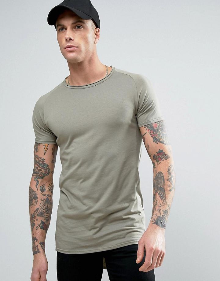 Liquor & Poker Muscle Fit Tee - Green