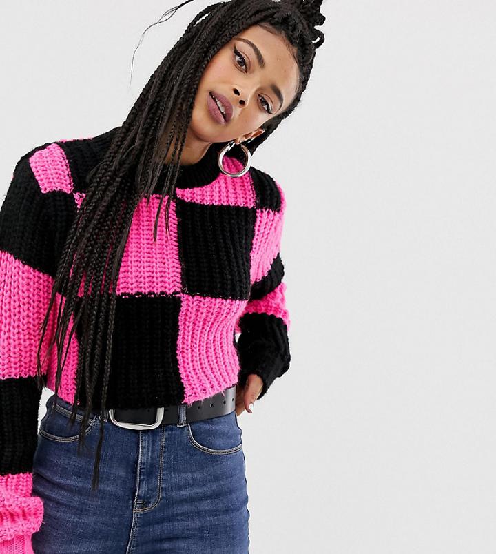 Collusion Checkerboard Sweater