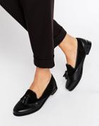 Park Lane Suede And Leather Loafer - Black