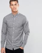 Tommy Hilfiger Shirt With Gingham Check In Slim Fit Gray - Gray