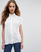 Samsoe & Samsoe Moffa Short Sleeve Shirt - White
