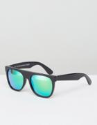 Retrosuperfuture Flat Top Sunglasses - Black