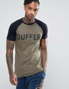 Duffer Raglan T-shirt In Green - Green