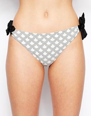 Scandale Oceane Tie Side Bikini Bottom - Deco Shell