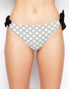 Scandale Oceane Tie Side Bikini Bottom - Deco Shell