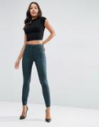 Asos Stretch Skinny Pants In Ultimate Fit - Green