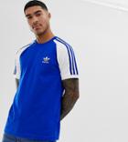 Adidas Originals Three Stripes T-shirt - Blue