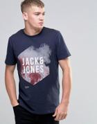 Jack & Jones T-shirt With Graphic Print - Navy