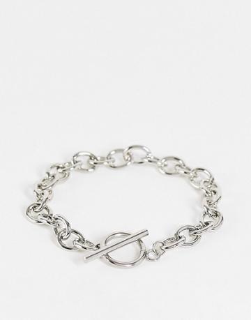 Svnx Chunky Silver Bracelet