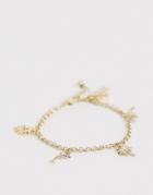 Skinny Dip Gold Charm Bracelet